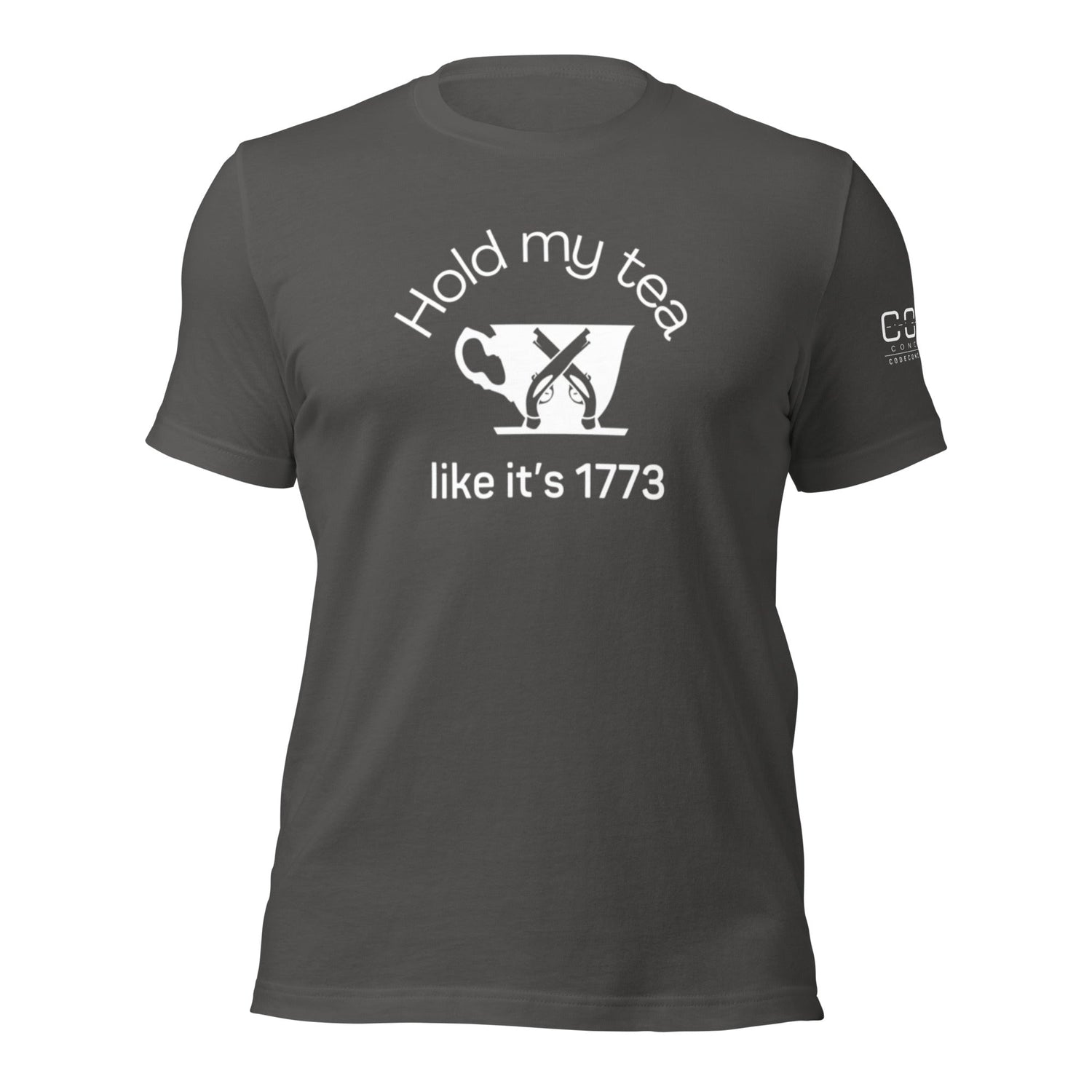 Hold my tea - Unisex t-shirt - Dark