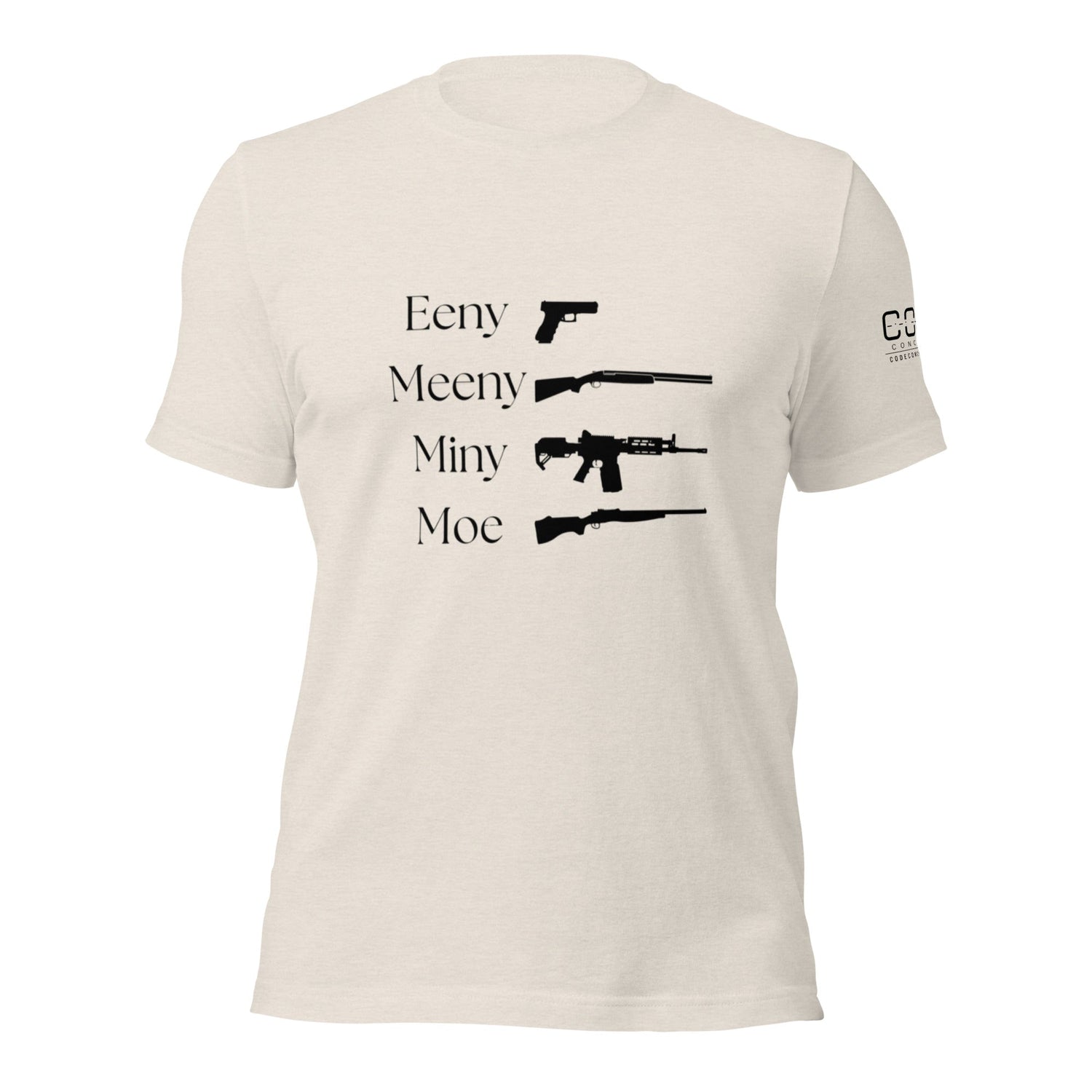 Eeny, Meeny, Miny, Moe - Unisex t-shirt - Light