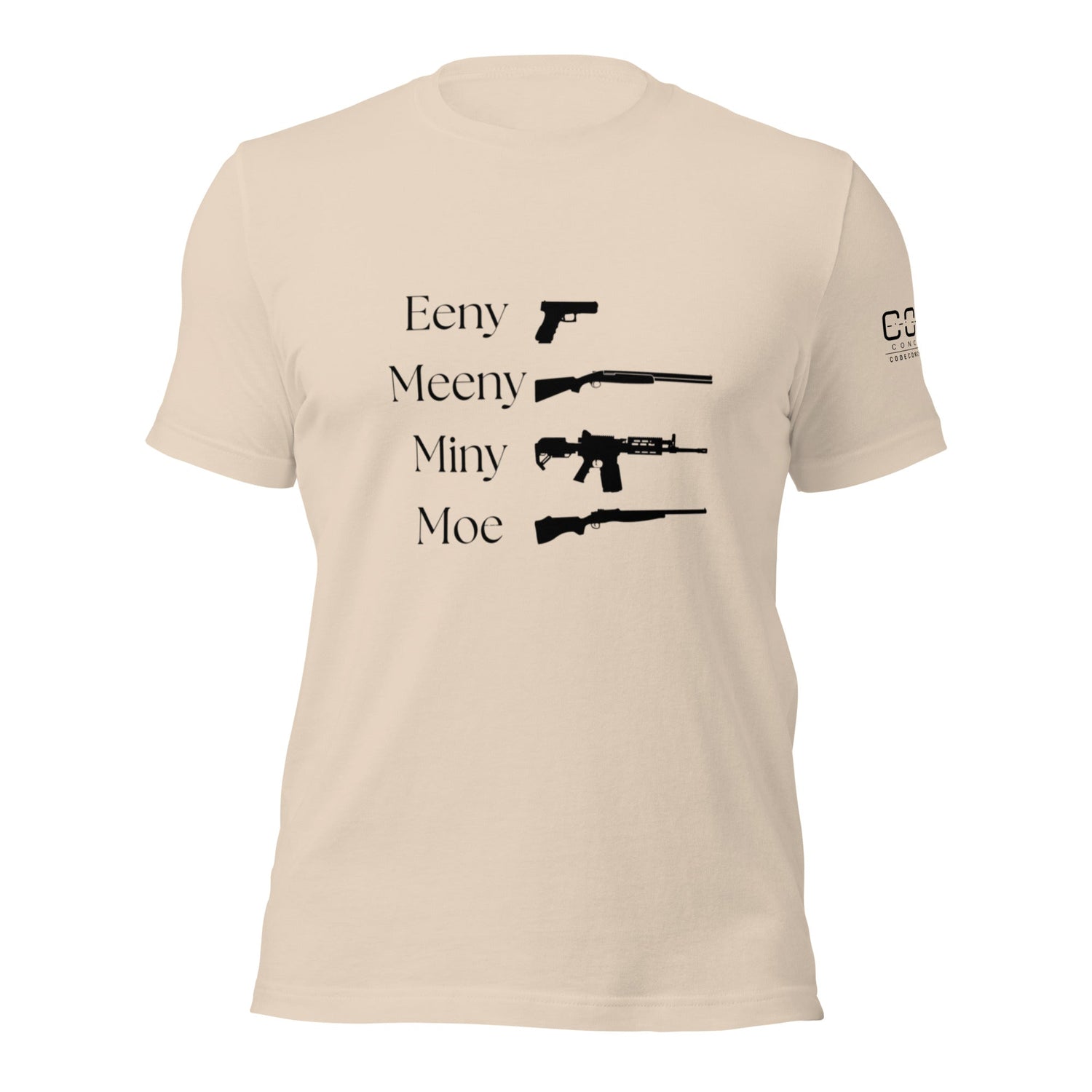 Eeny, Meeny, Miny, Moe - Unisex t-shirt - Light