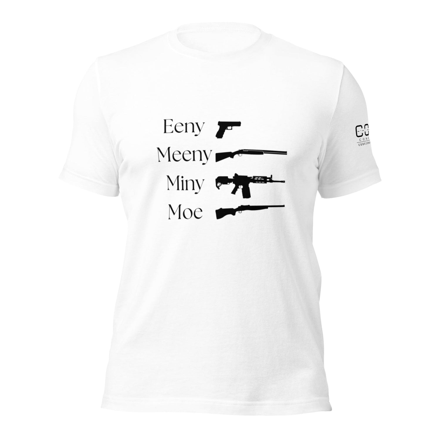 Eeny, Meeny, Miny, Moe - Unisex t-shirt - Light