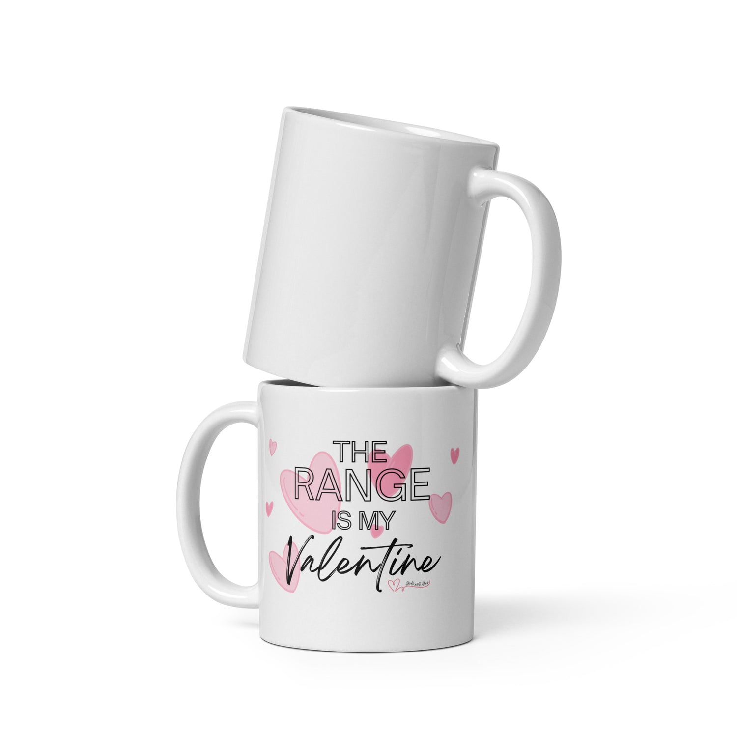 The Range Is My Valentine Coffee Mug | Hearts