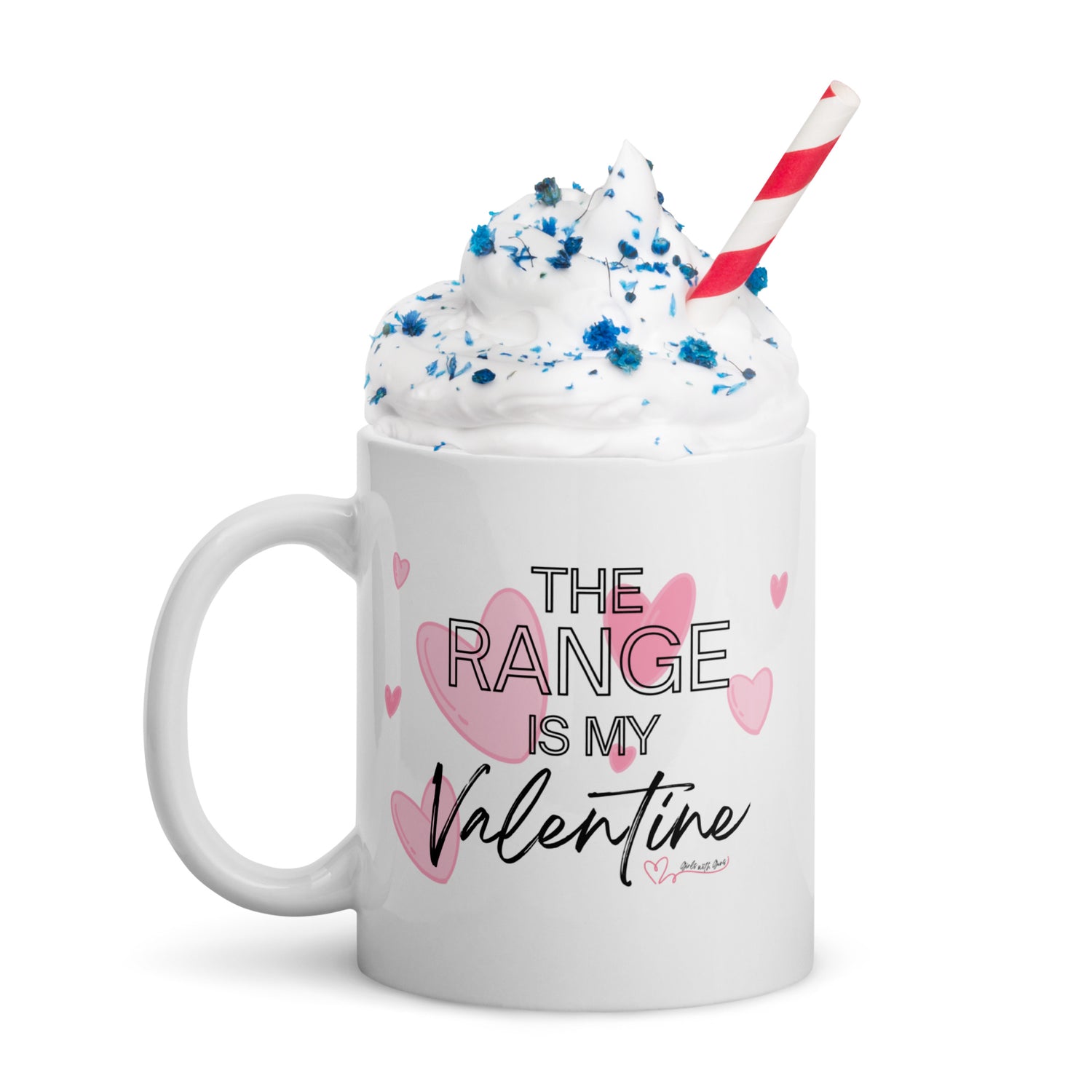 The Range Is My Valentine Coffee Mug | Hearts