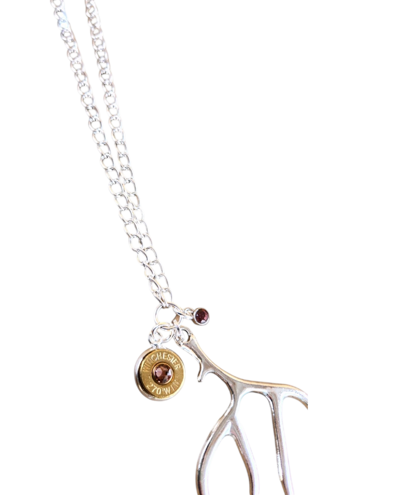 Antler & Head stamp Necklace