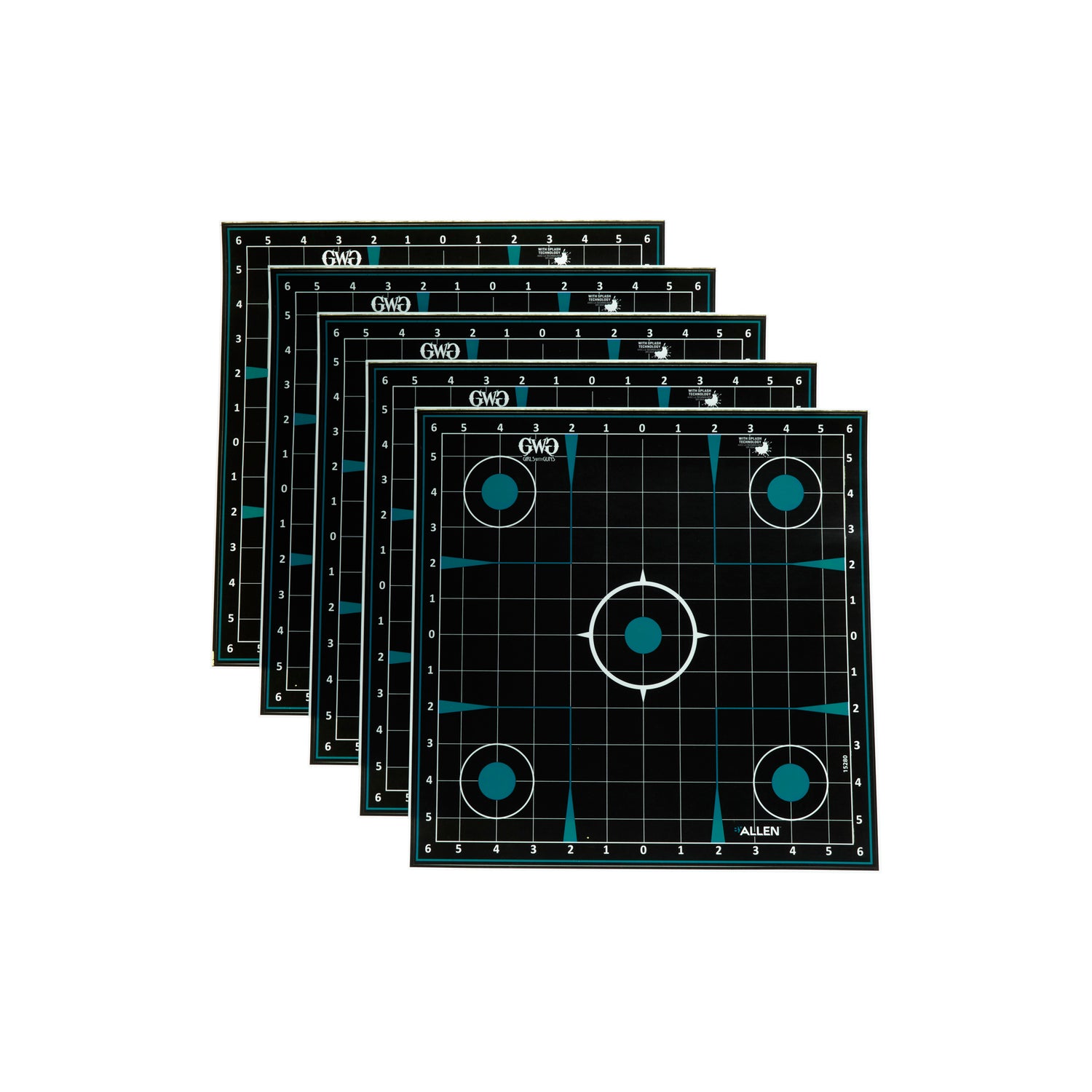 Sight-In Grid Shooting Target