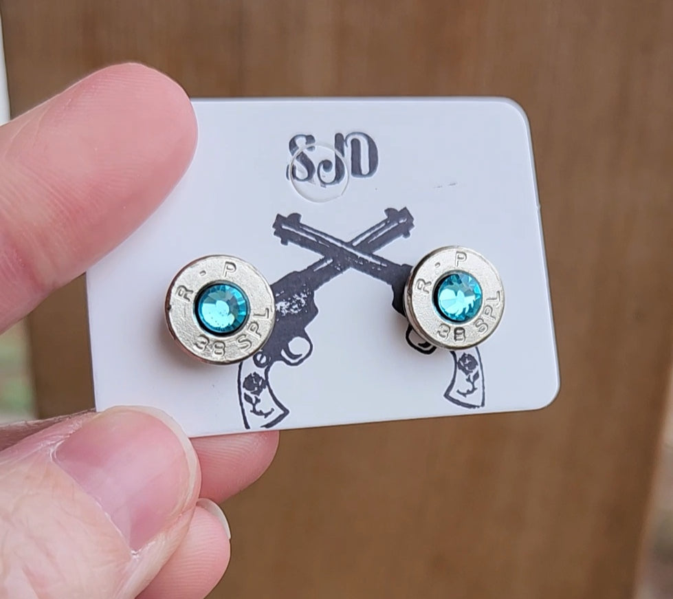 Head Stamp Stud Earrings