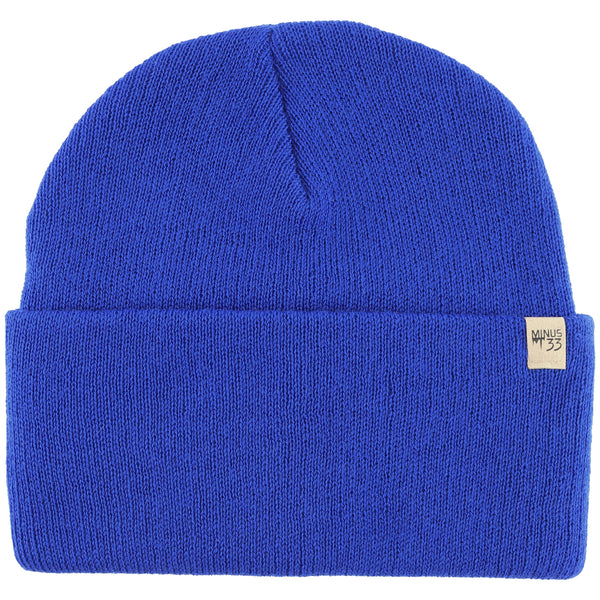 NWOT Glencroft 100% Wool Cable Knit Hat Toque Beanie One Size Made in England British Wool Navy Saxon Beanie Hat | Glencroft Countrywear main image 4