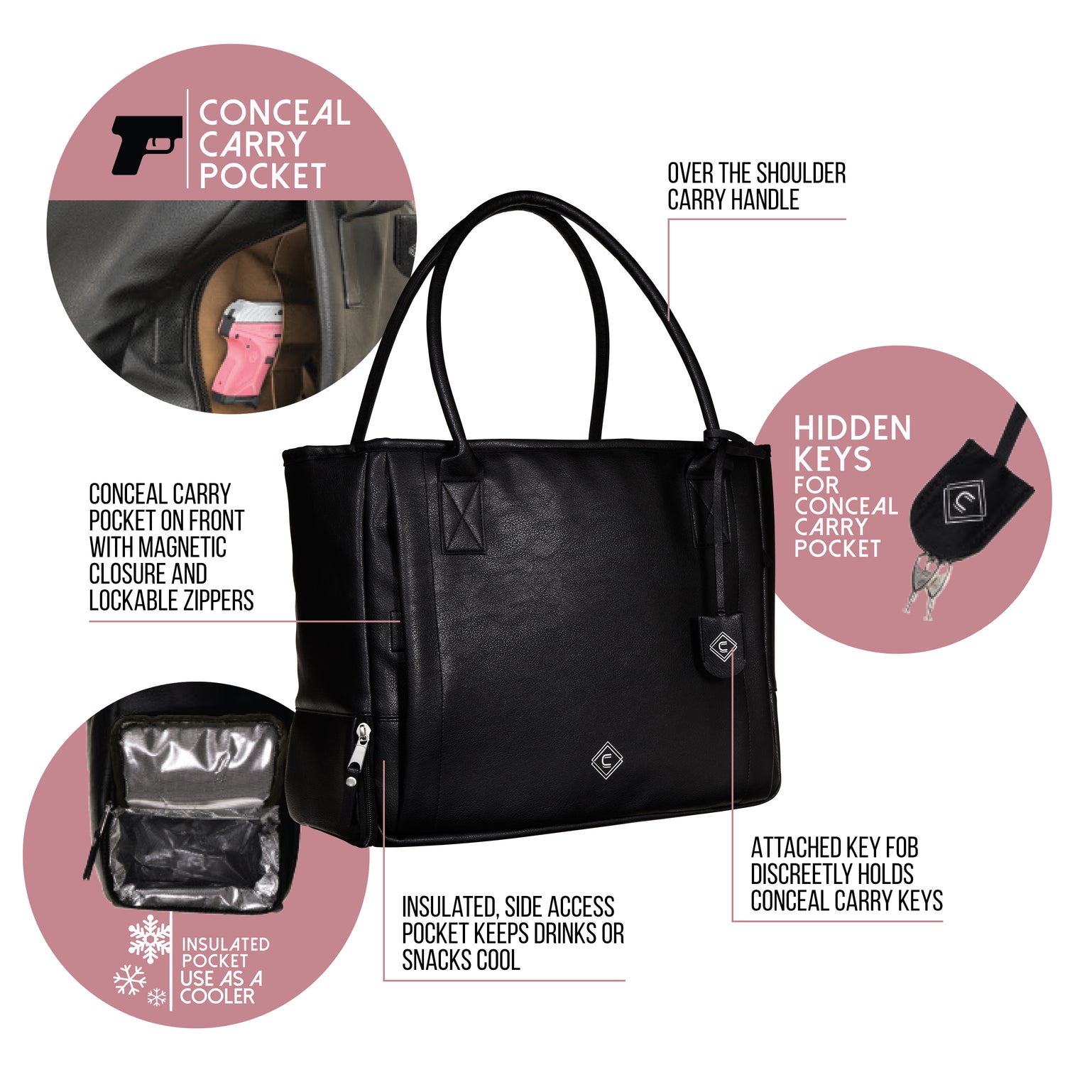 Cosmic Concealed Carry Tote