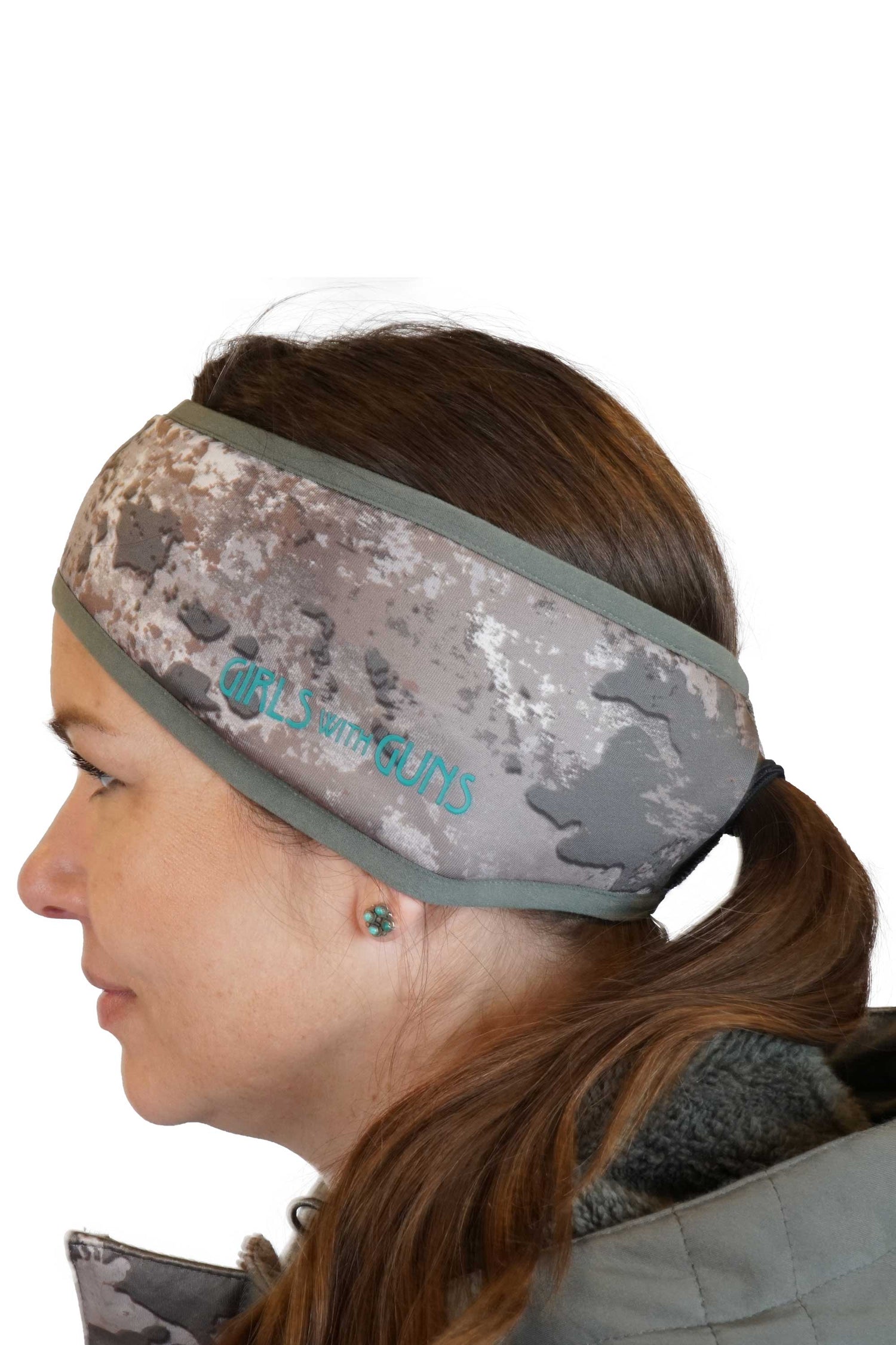 Artemis Gen 2 Headband in Shade 2.0 with pony hole by Girls with Guns