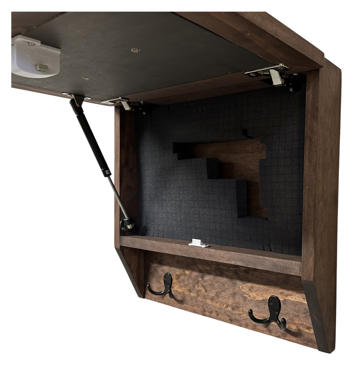 Birds in a Tree Gun Concealment Decor - Handcrafted Wooden Gun Cabinets - Gun Shelf Hidden Storage for Rifles, Shotguns, & Handguns - Quick Access Hidden Wall Safe