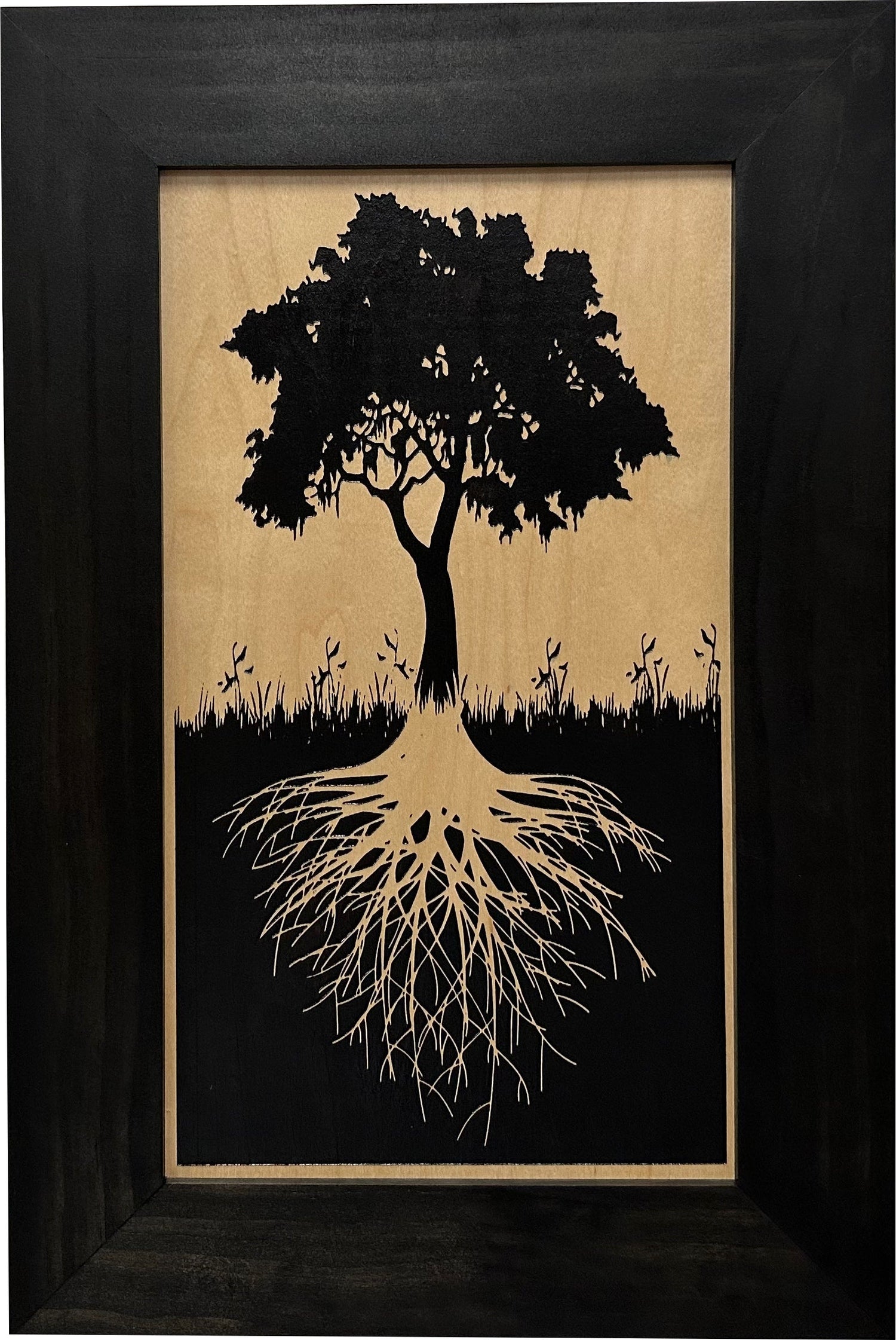Tree of Life Hidden Gun Storage Wall Decor Concealment Furniture