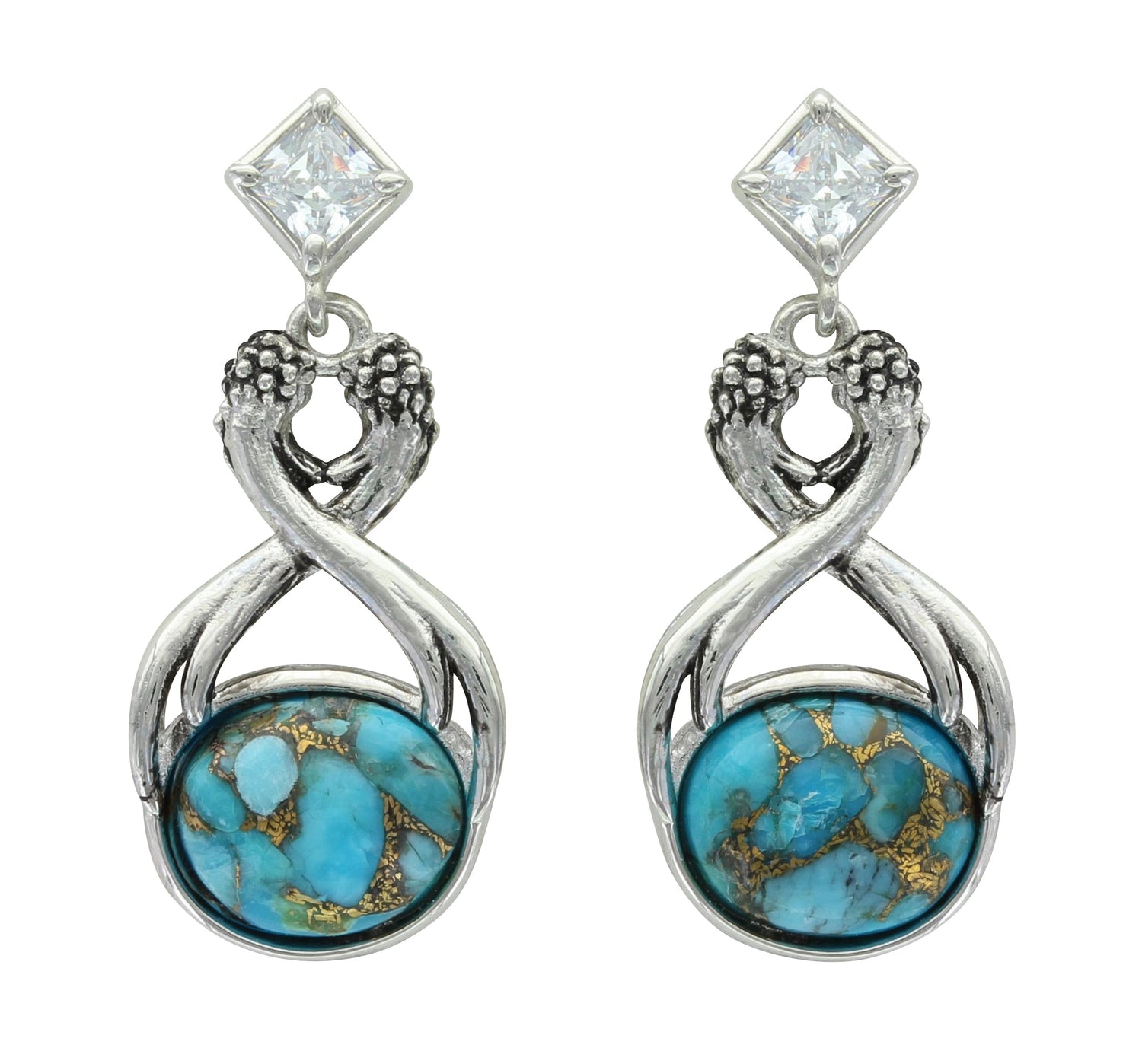 Reaching Towards The Heavens Turquoise Earrings