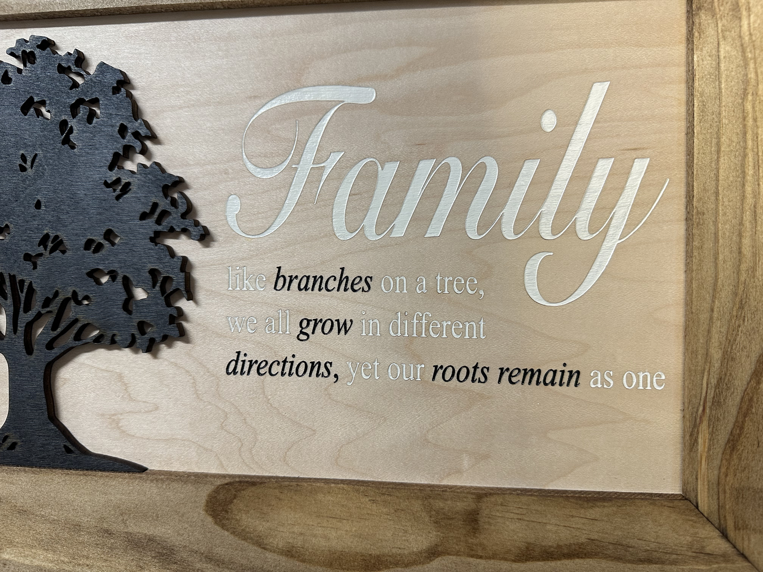 Family Tree Gun Safe Coat Rack - Handcrafted Wooden Gun Cabinets - Gun Shelf Hidden Storage for Rifles, Shotguns, & Handguns - Quick Access Hidden Wall Safe