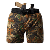 Carrier Training Shorts - Flecktarn Camo 5"