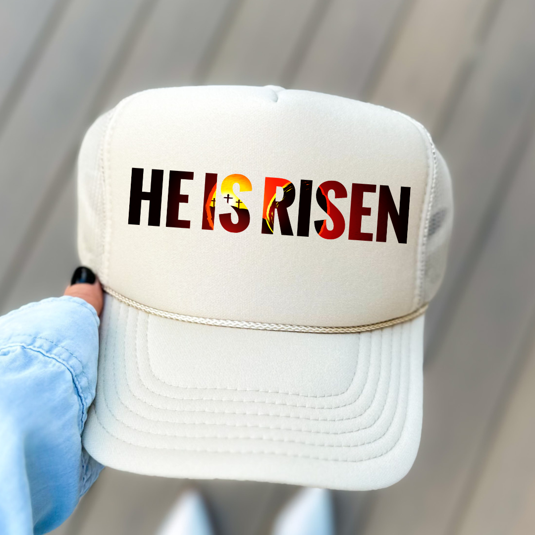 HE IS RISEN Trucker