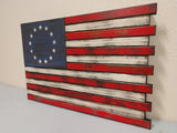 Dual Compartment Small American Flag Gun Concealment Case
