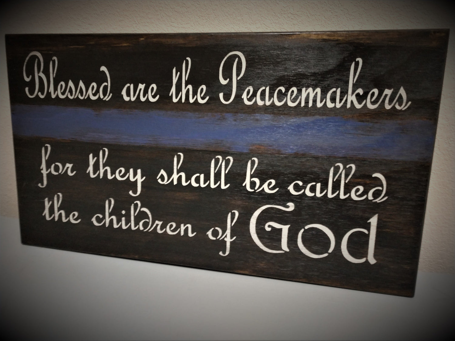 Mini “Blessed are the Peacemakers” Concealment Wall Art