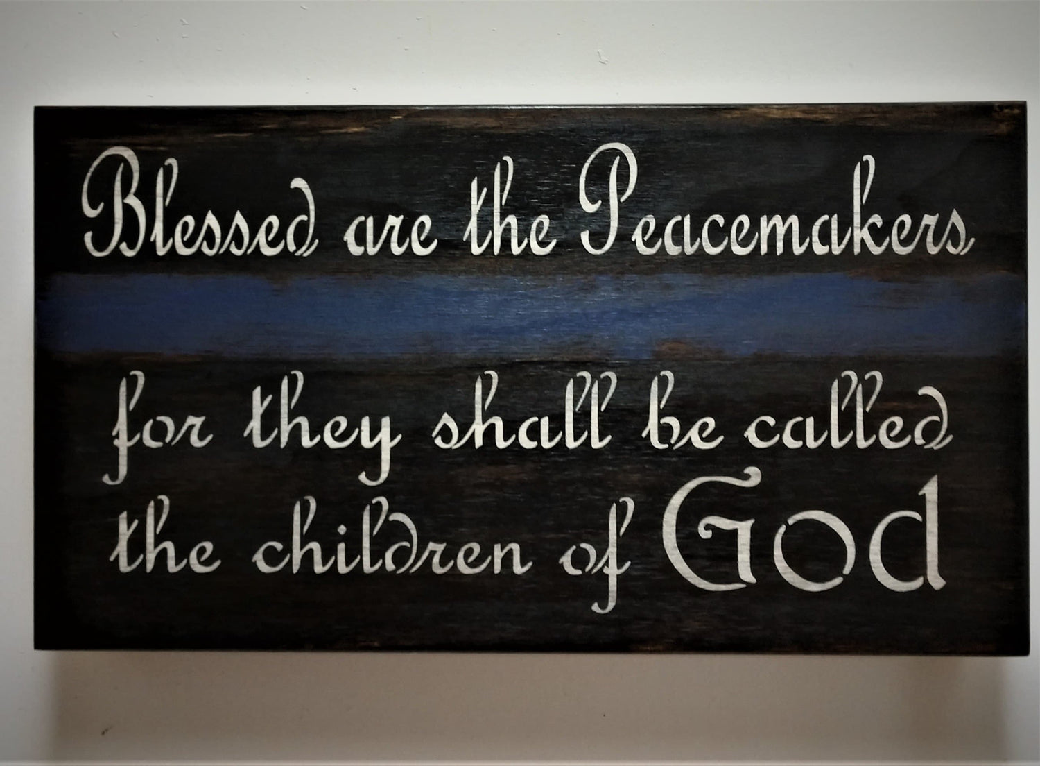 Mini “Blessed are the Peacemakers” Concealment Wall Art