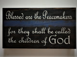 Mini “Blessed are the Peacemakers” Concealment Wall Art