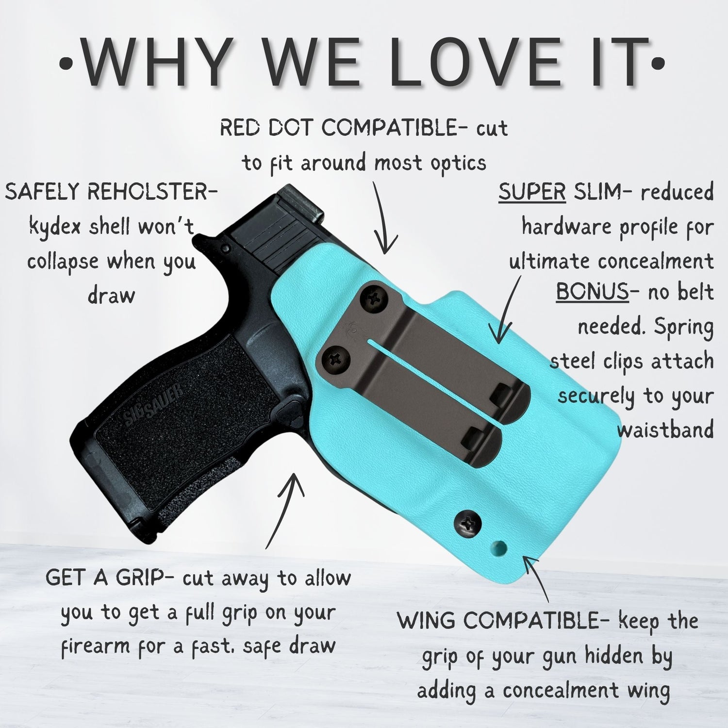 Amelia IWB Holster for Springfield Hellcat