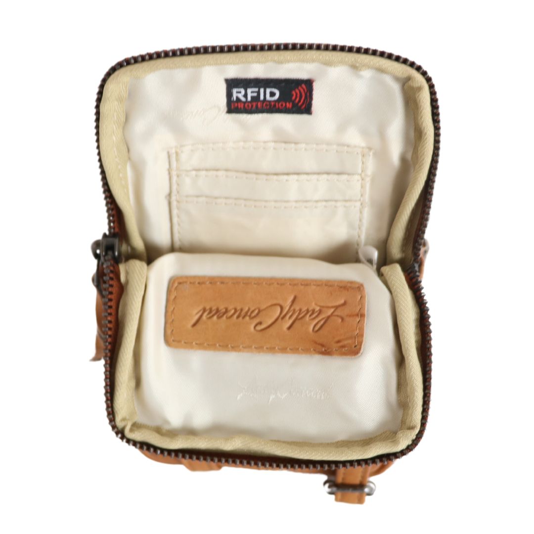 Shay Leather RFID Crossbody by Lady Conceal
