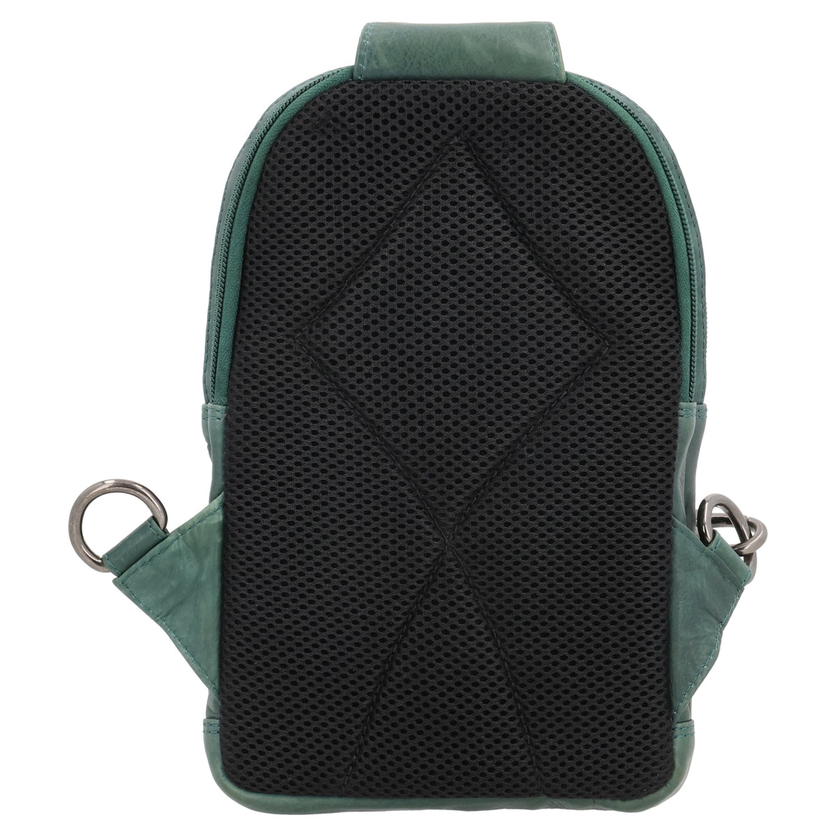 Concealed Carry Bristol Sling Leather Backpack by Lady Conceal