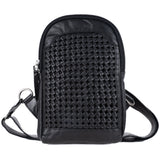 Concealed Carry Bristol Sling Leather Backpack by Lady Conceal