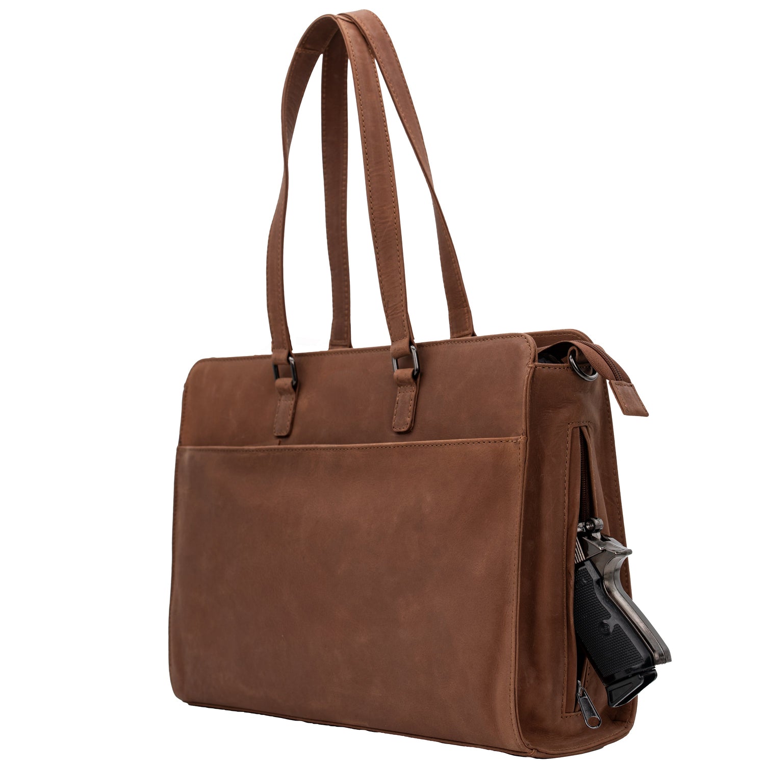 Concealed Carry Willow Computer Satchel by Lady Conceal