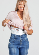 Concealed Carry Corset for Women in White Lace
