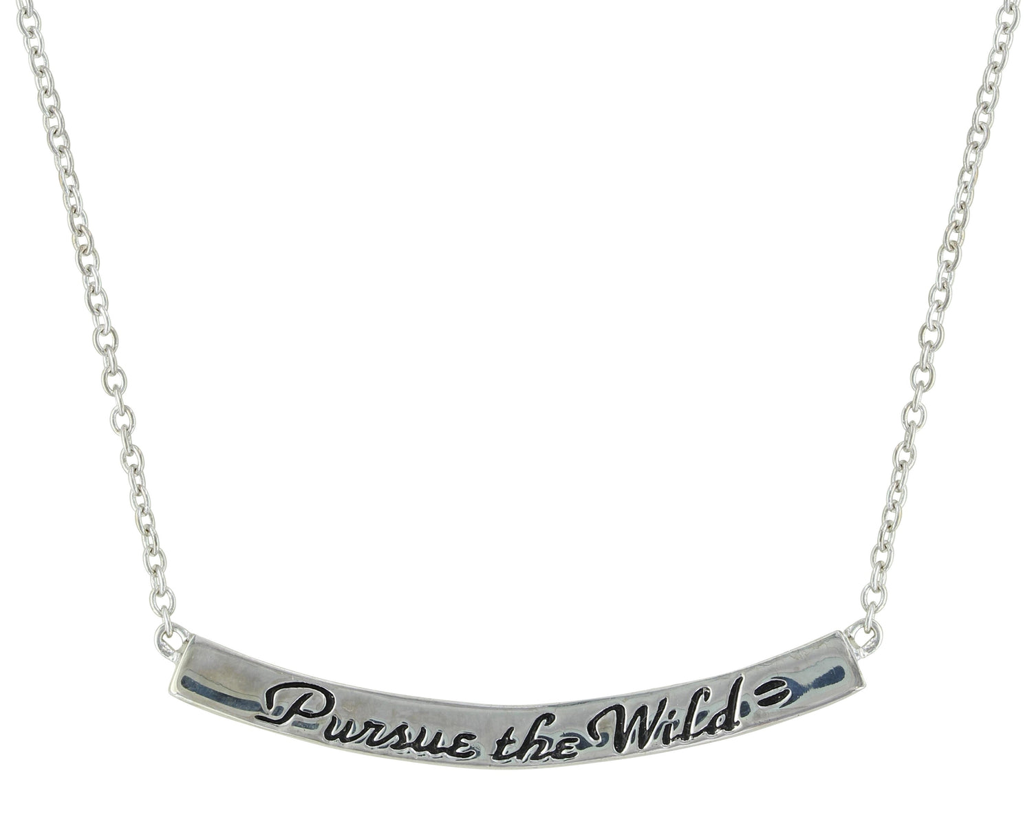 Pursue The Wild Track Bar Necklace