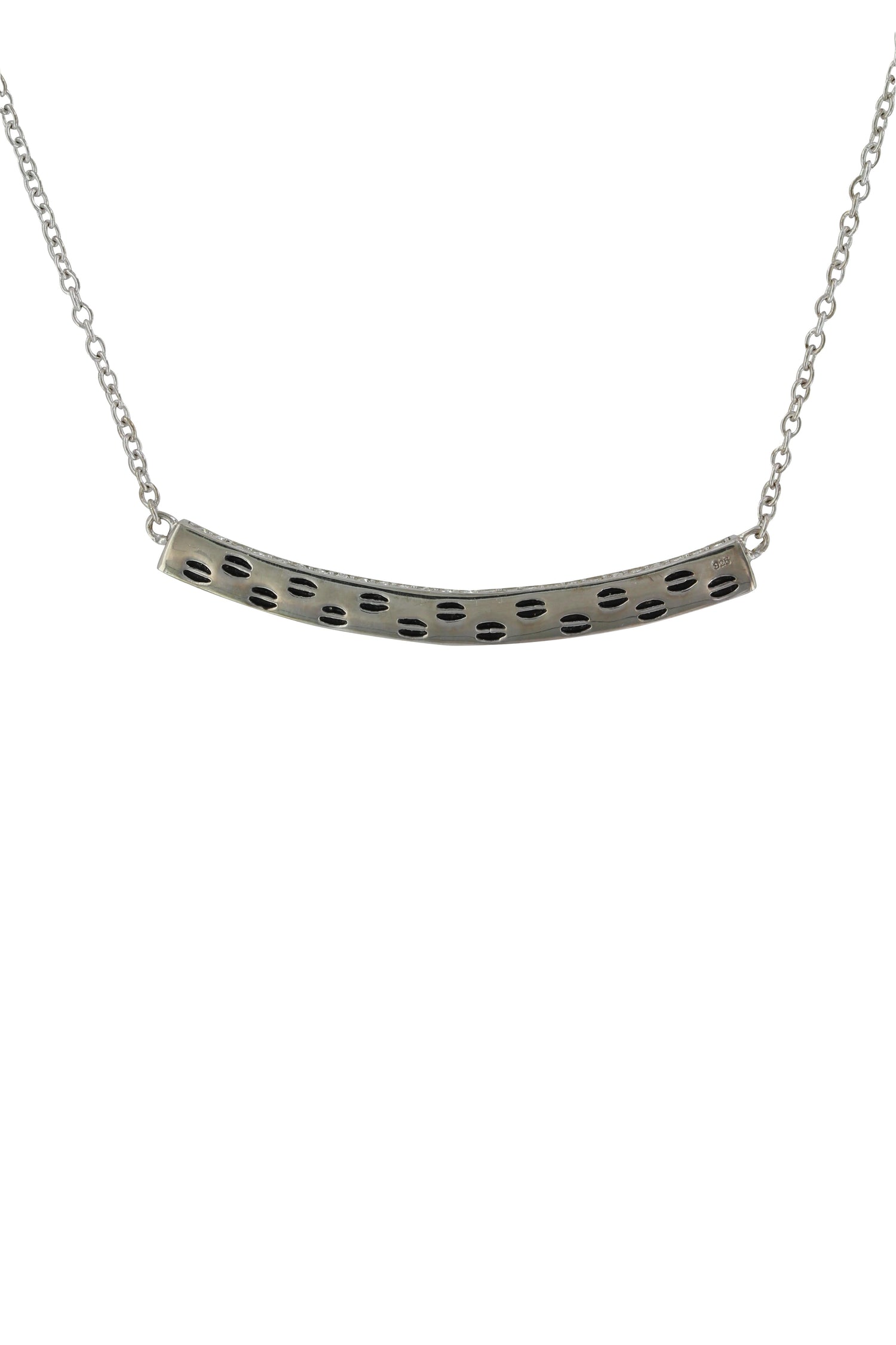 Pursue The Wild Track Bar Necklace