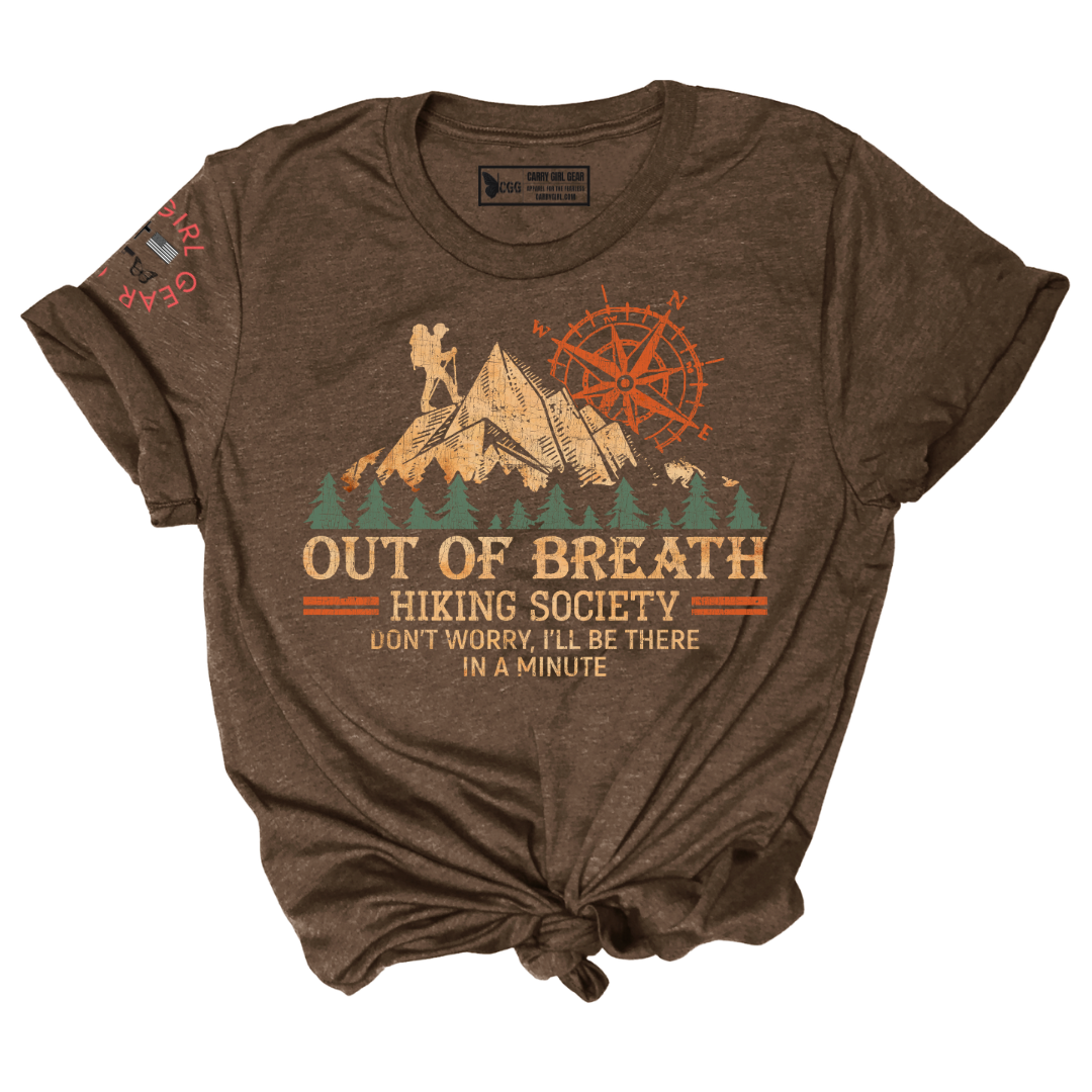OUT OF BREATH HIKING SOCIETY Tee