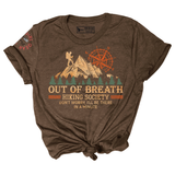 OUT OF BREATH HIKING SOCIETY Tee