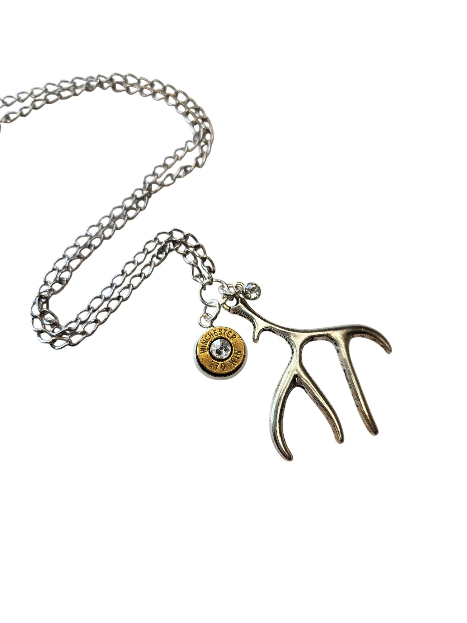 Antler & Head stamp Necklace