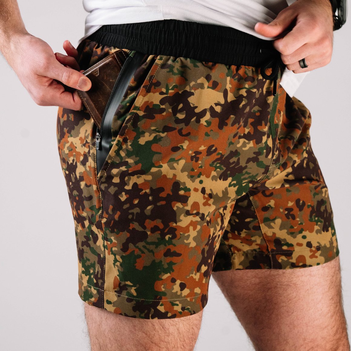 Carrier Training Shorts - Flecktarn Camo 5