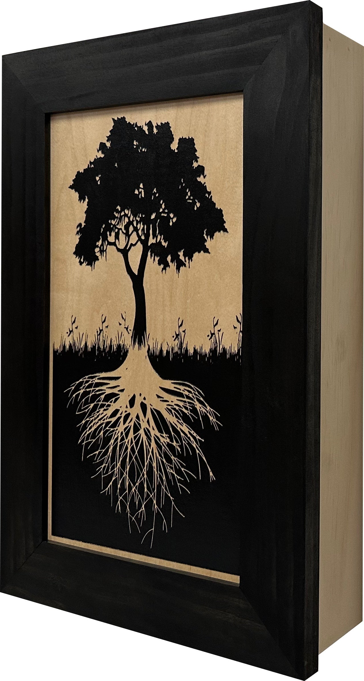 Tree of Life Hidden Gun Storage Wall Decor Concealment Furniture