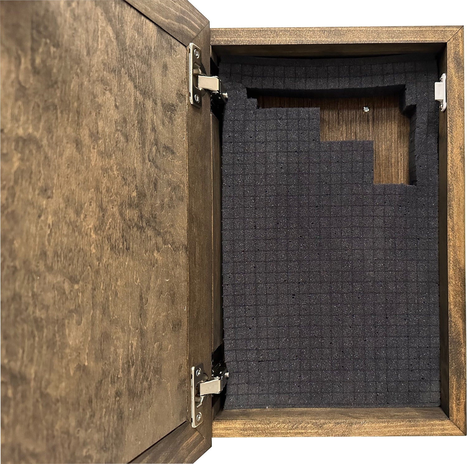 Hidden Gun Storage Cabinet Welcome to Our Home, Jacobean, Concealed Pistol Safe, Concealment Furniture, Handmade in the USA, Home Self Defense