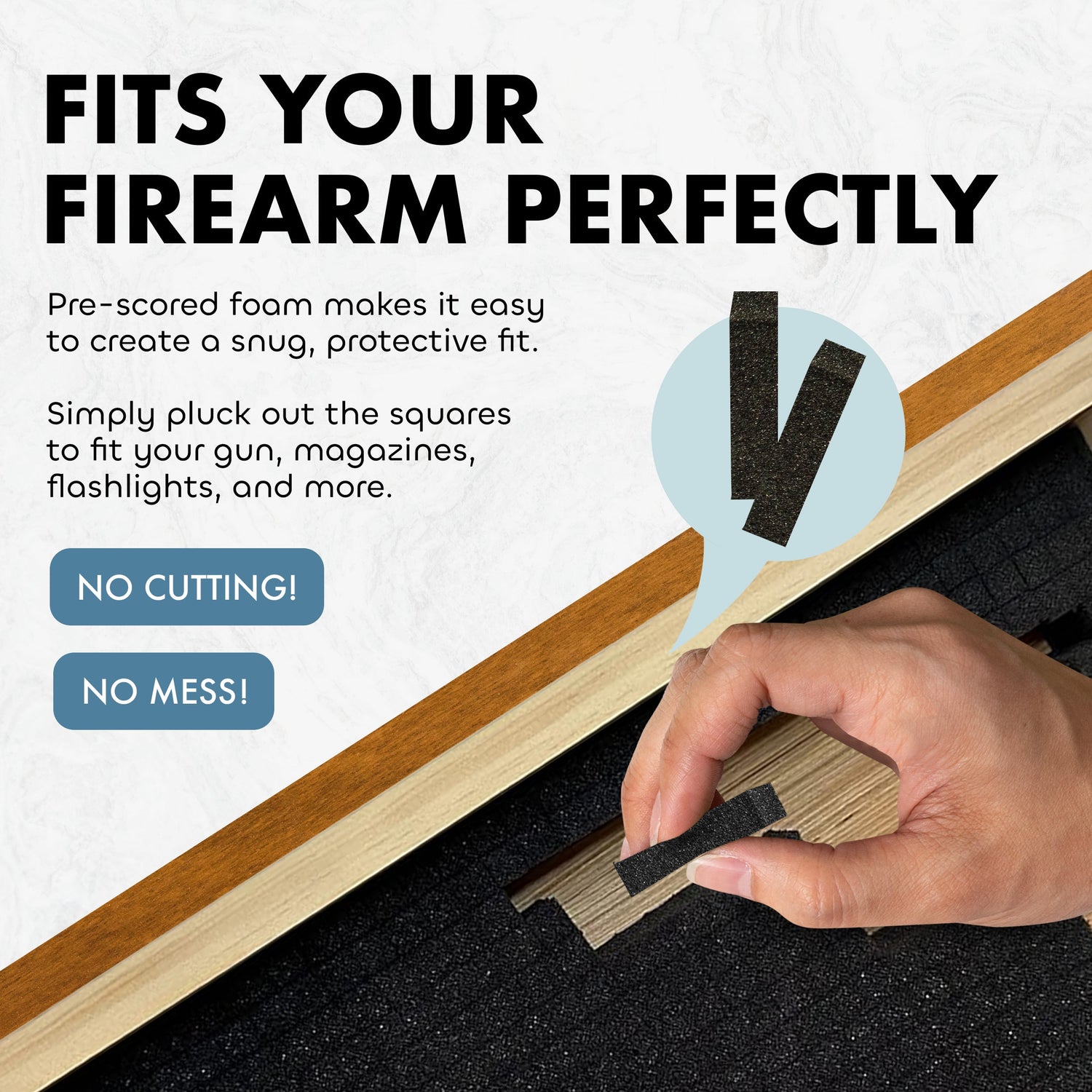Wolf Wall Art Gun Concealment Furniture - Handcrafted Wooden Gun Cabinets - Gun Shelf Hidden Storage for Rifles, Shotguns, & Handguns - Quick Access Hidden Wall Safe (Extra Large)