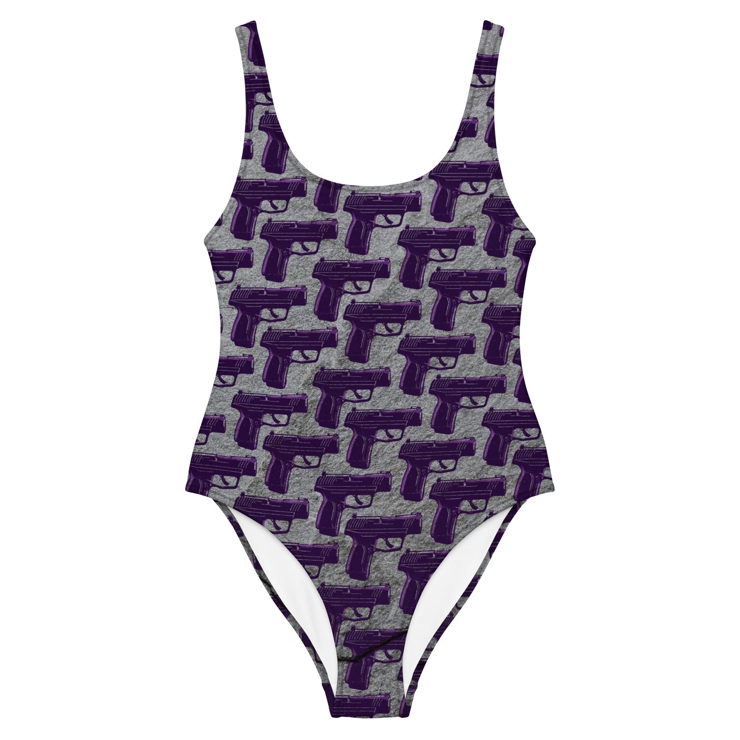 Purple Haze Pistol Palooza One-Piece Swimsuit