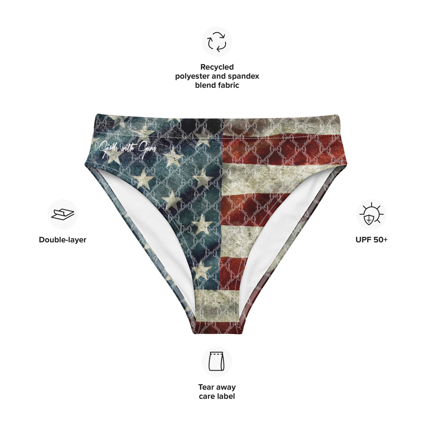 Liberty High-Waisted Bikini Bottom