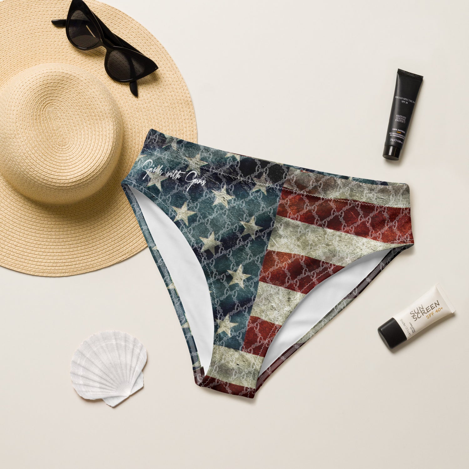 Liberty High-Waisted Bikini Bottom