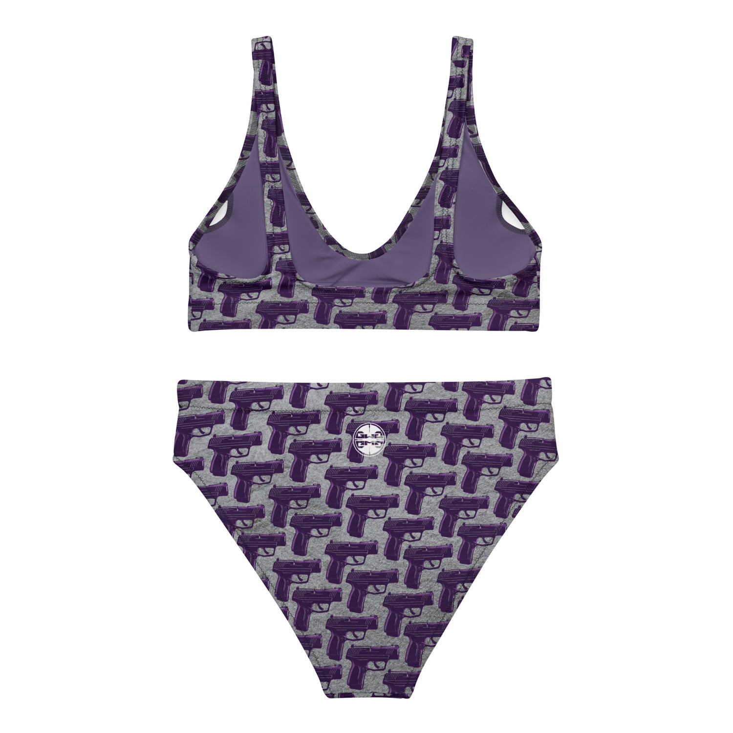 Purple Haze Pistol Palooza High-Waisted Bikini Set