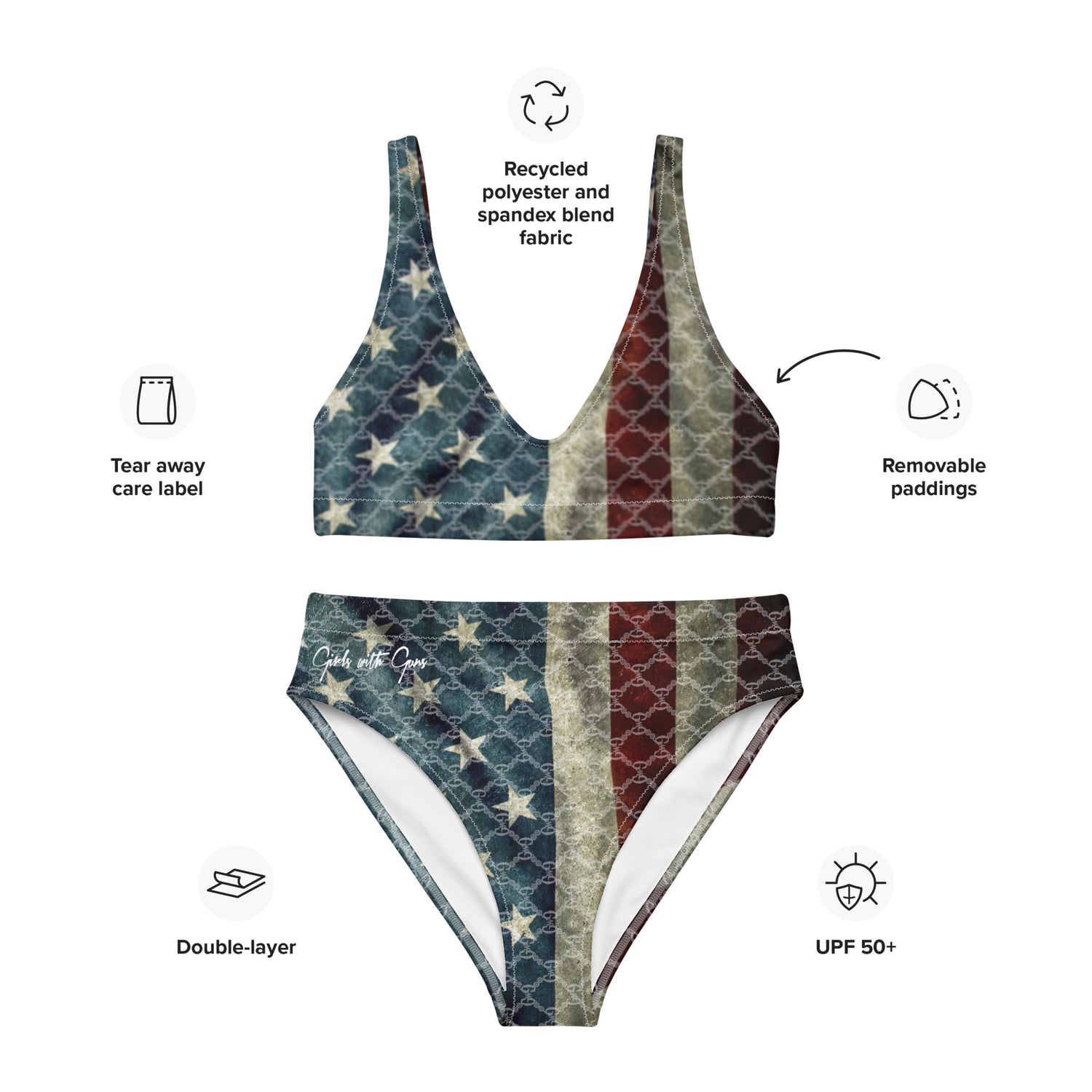 Liberty High-Waisted Bikini Set