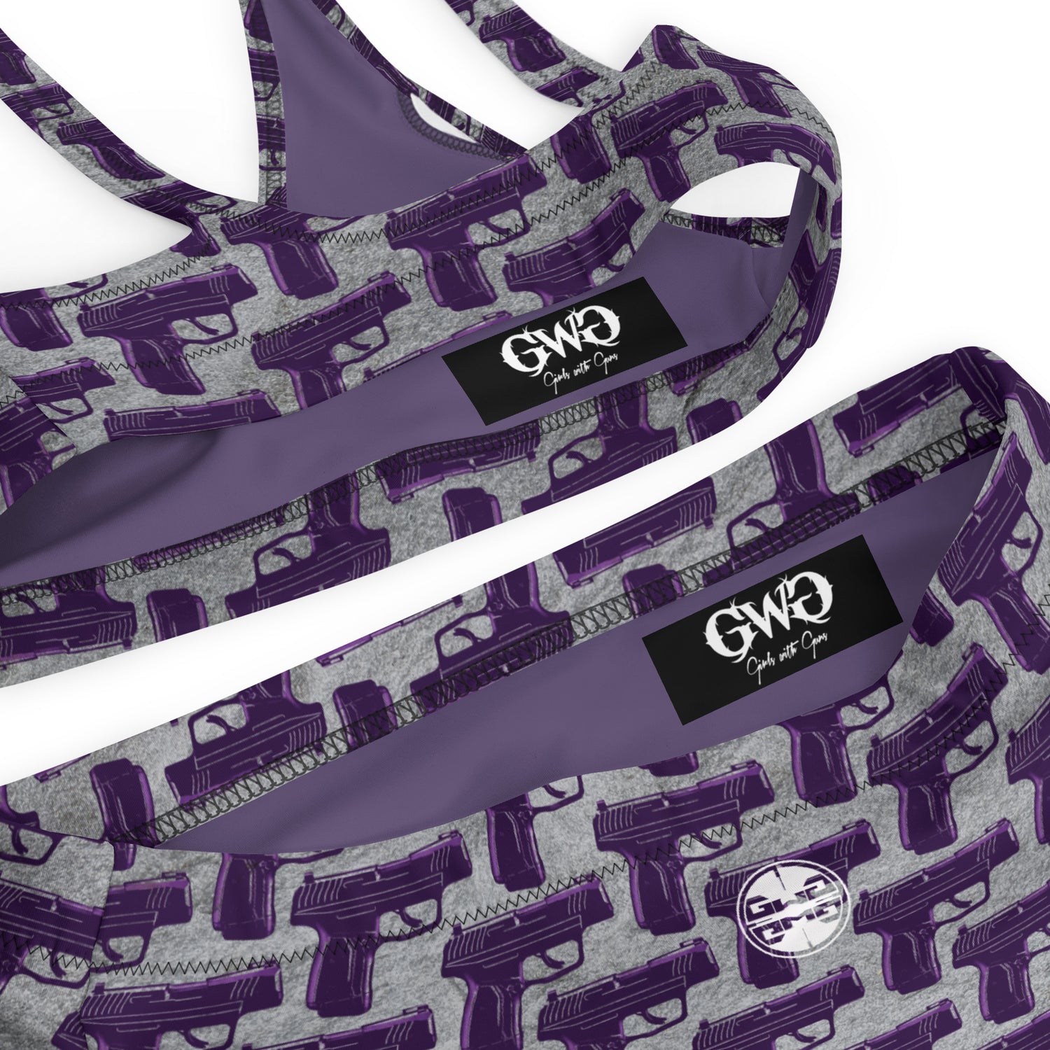 Purple Haze Pistol Palooza High-Waisted Bikini Set