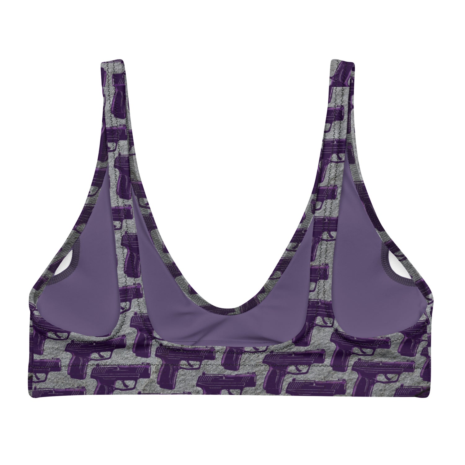 Purple Haze Pistol Palooza Padded Bikini Top