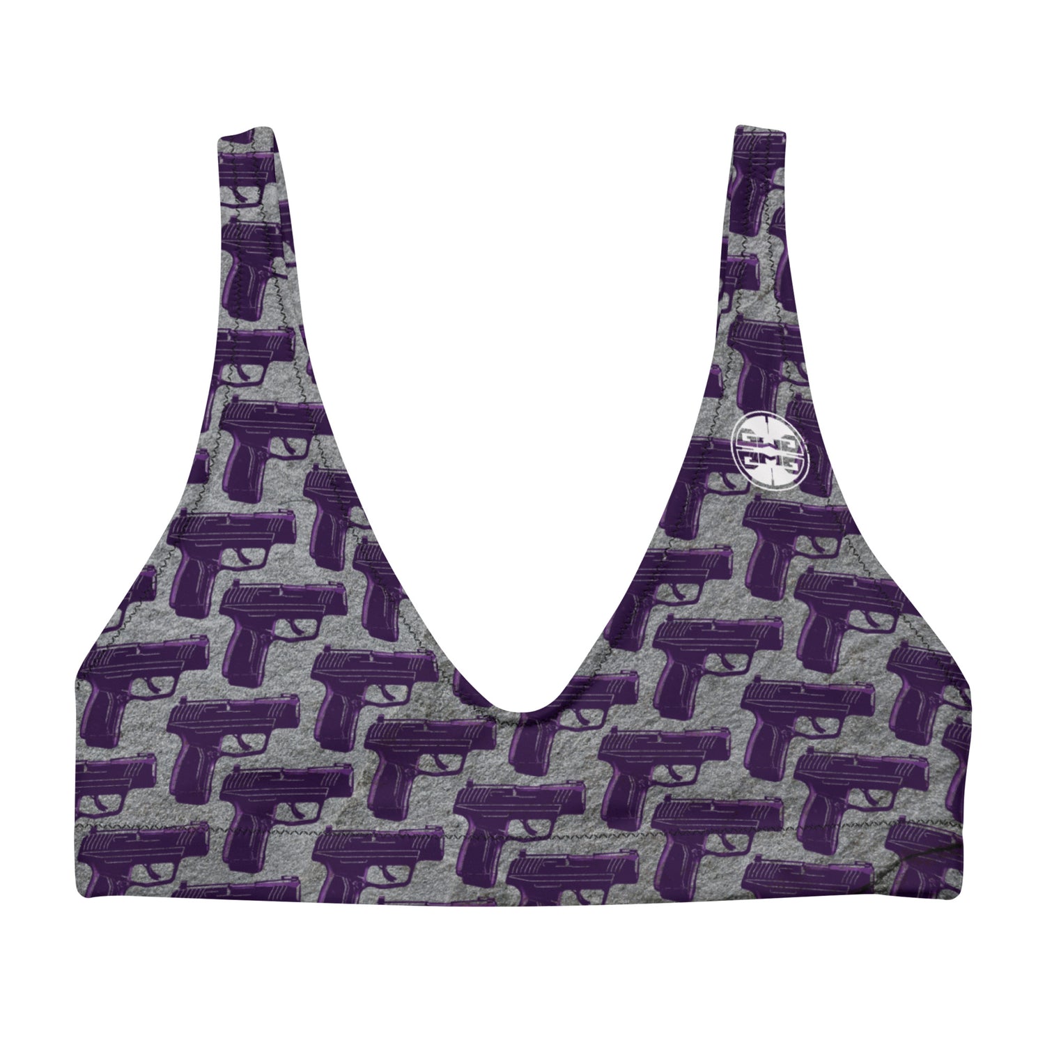 Purple Haze Pistol Palooza Padded Bikini Top