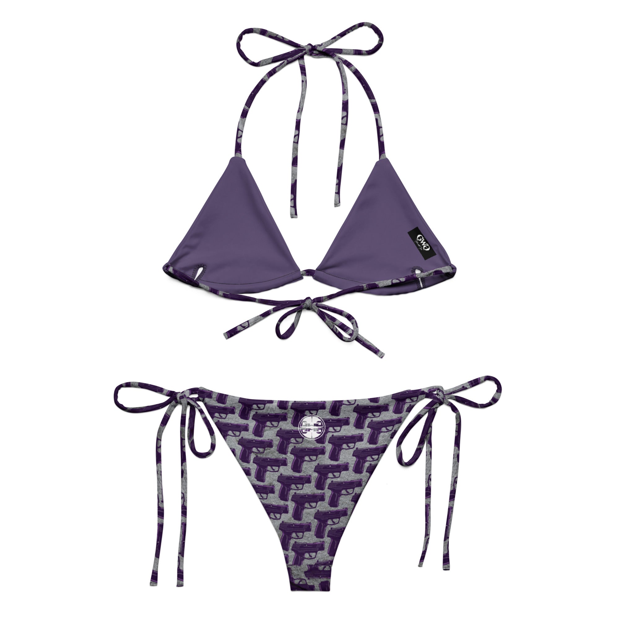 Purple Haze Pistol Palooza String Bikini Set – Girls with Guns
