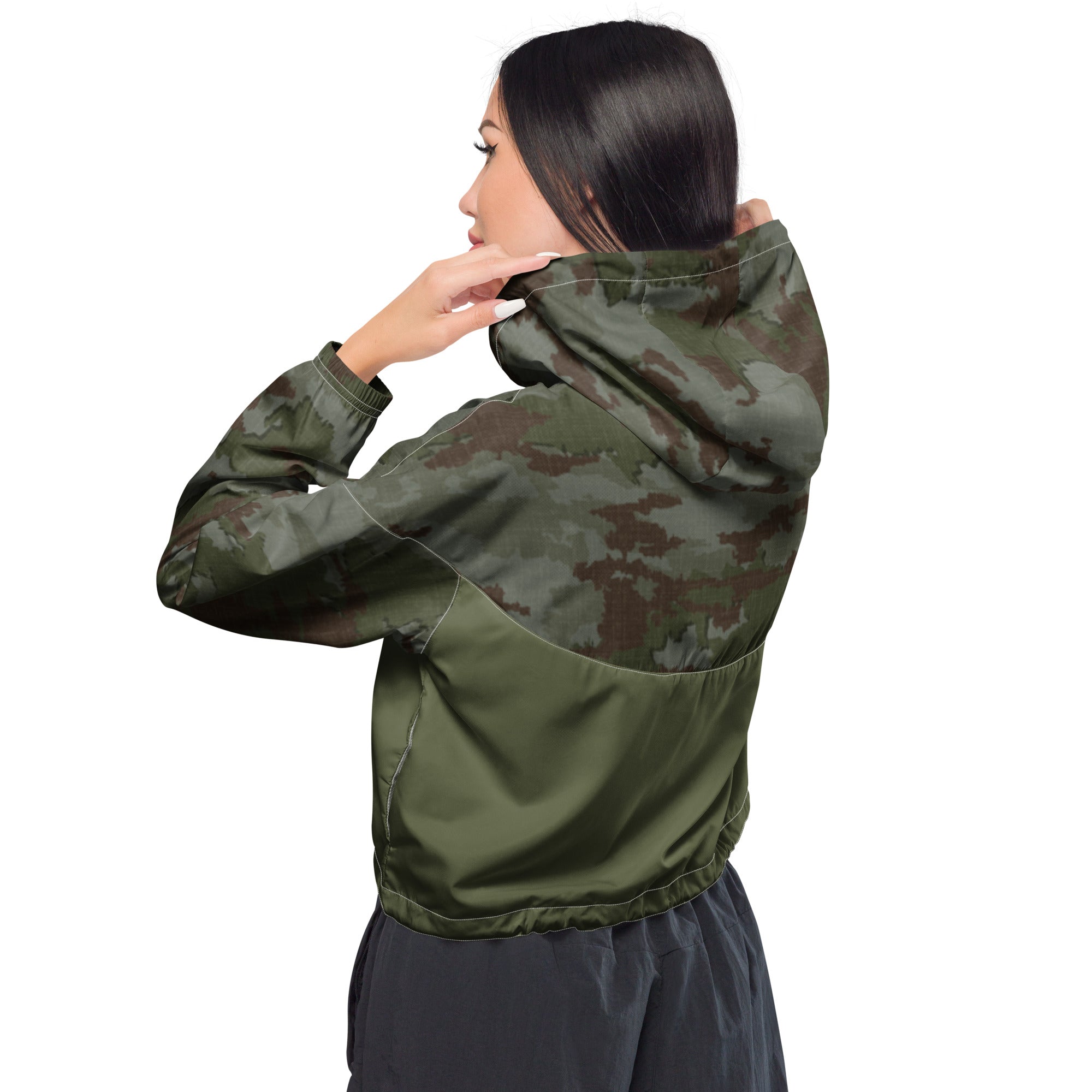 ジャケット・アウター BELVET Cropped camo thermal hoodie Maixang Women's Cropped Padded Camo Vest Denim Sleeveless