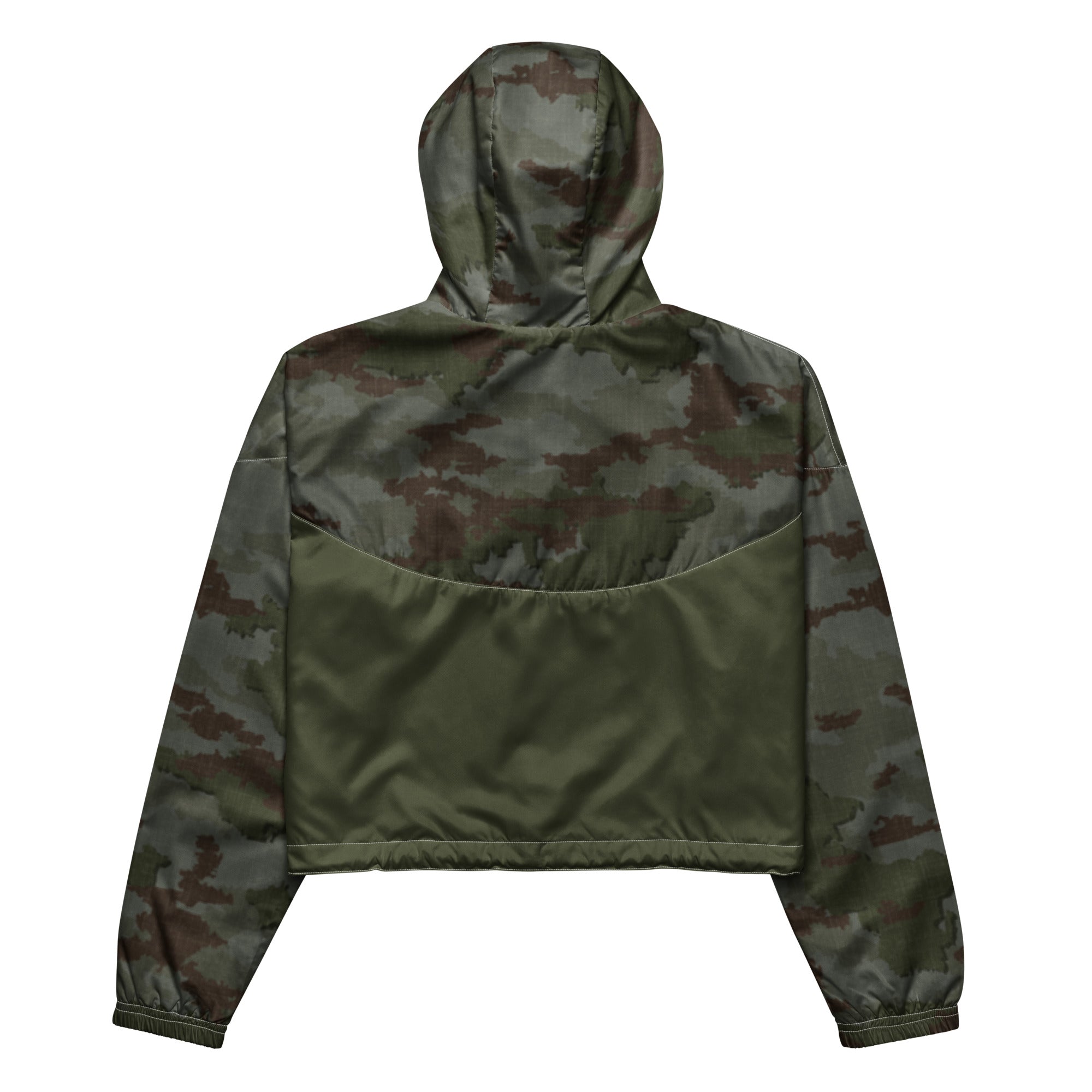 Athleisure Cropped Windbreaker | TerraVerde Camo – Girls