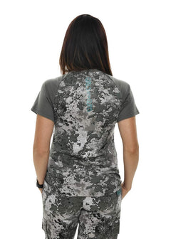 Apricity Henley Hunting Camo Shirt for women by Girls with Guns - 