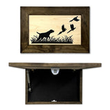 Pointer Dog Pheasant Hunting Concealment Furniture Hidden Gun Storage Concealed Shelf